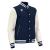Fiddle varsity college NAV/WHT 3XS Collegejakke - Unisex 